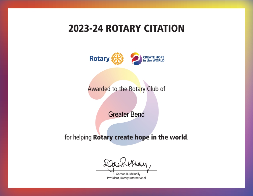 2023-2024 Rotary Citation