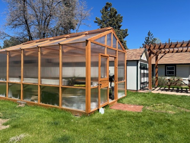 New Greenhouse at J Bar J Ranch 
