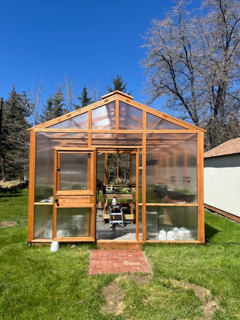 New Greenhouse at J Bar J Ranch 