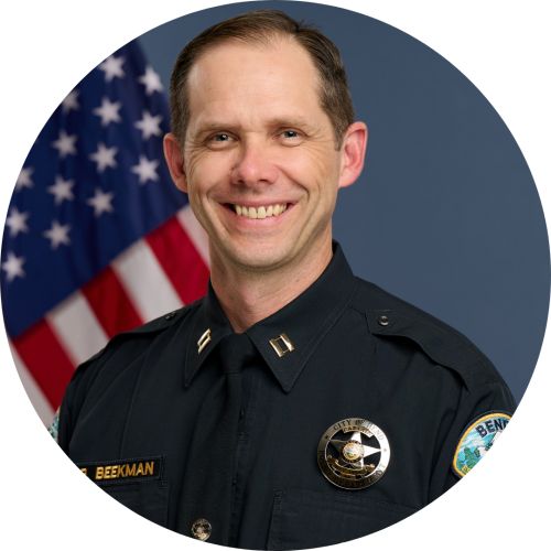 Brian Beekman is the Investigations Branch Captain with the Bend Police Department